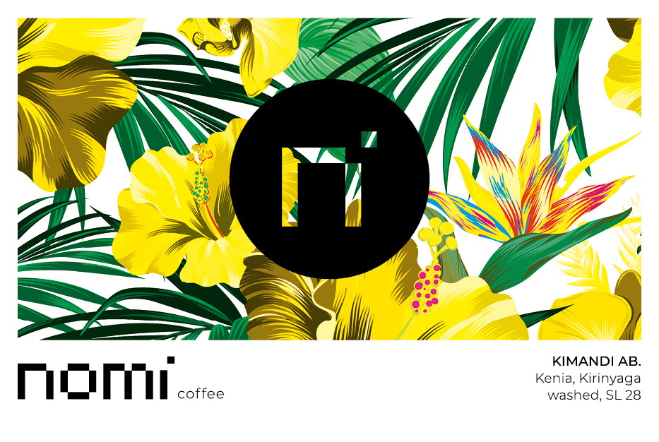Corporate und Packaging Design für nomi coffee